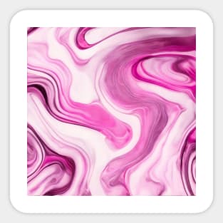 PINK LIQUID MARBLE DESIGN, PATTERN Sticker